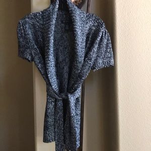 INC Silk Blend Belted Cardigan